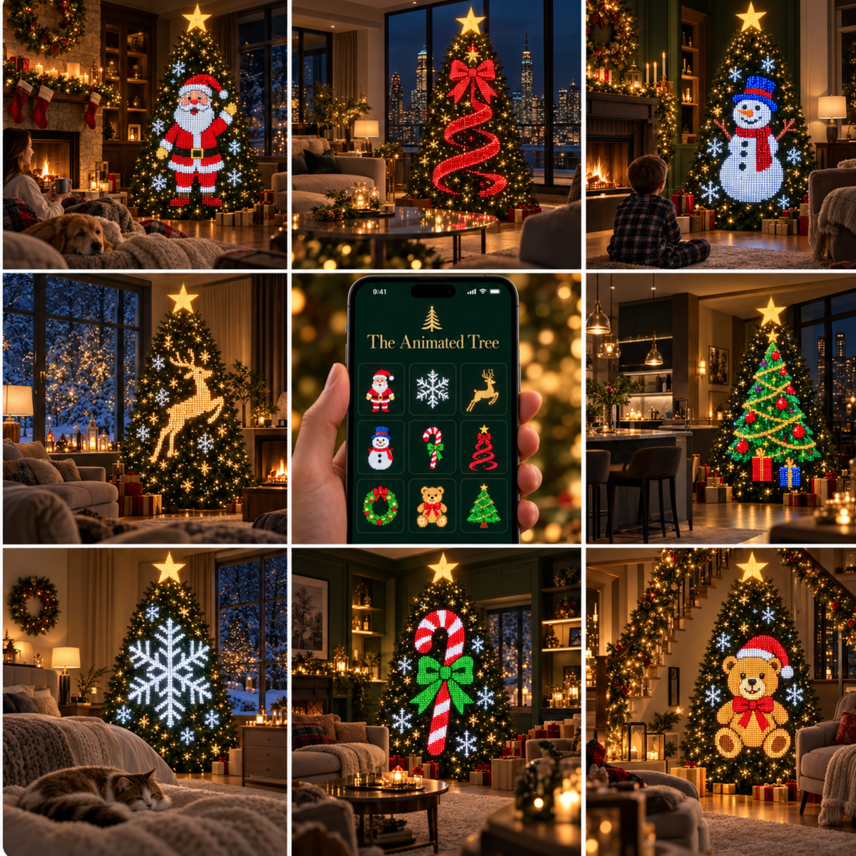 Smart Animated Christmas Tree Lights