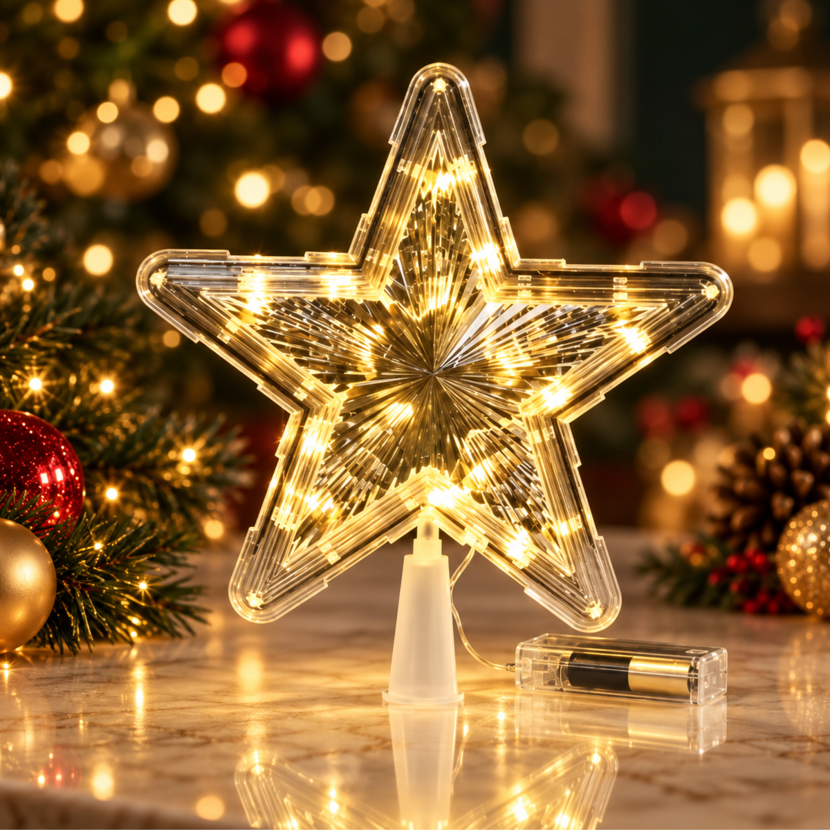 Animated Tree Star topper